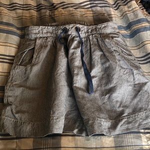 J. Crew Linen/cotton stretch waistband skirt